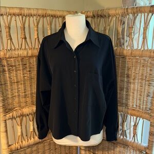 Chico's Black Button-Up Blouse